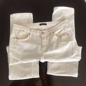 Massimo Dutti white skinny jeans